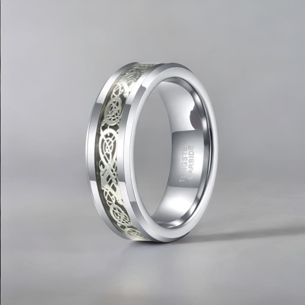 Custom Celtic Tungsten Ring