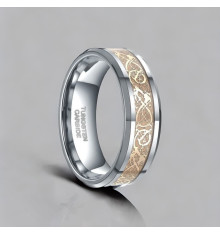 Custom Celtic Tungsten Ring