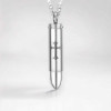 Men's Ball Stainless Steel Cross Engraving Pendant Necklace