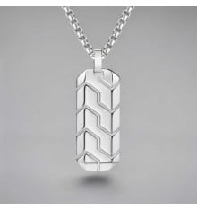 Pendentif acier plaque militaire personnalisable
