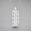 Pendentif acier plaque militaire personnalisable