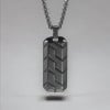 Pendentif acier plaque militaire personnalisable