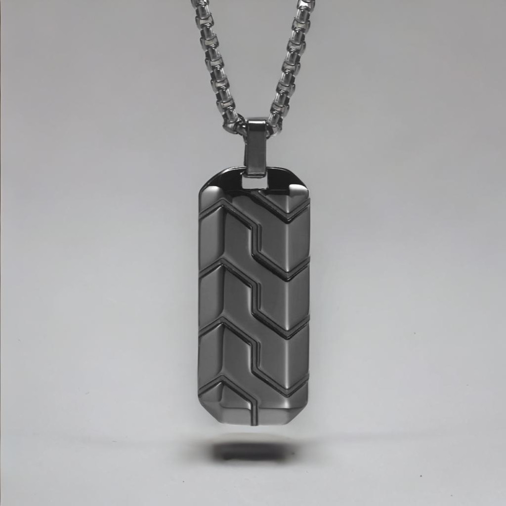 Colgante de acero con placa militar personalizable