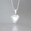 Pendentif acier coeur photo personnalisable
