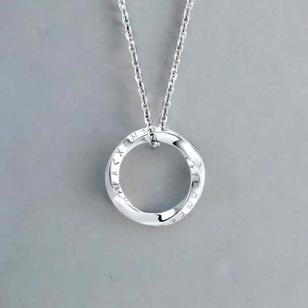 Pendentif celtique anneau runes vikings