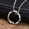 Pendentif celtique anneau runes vikings