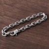 Bracelet homme argent massif chaine marine