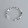 Men's Sterling Silver Marine Link Chain Bracelet