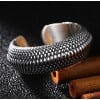 Sterling Silver Adjustable Open Snake RIng