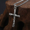 Pendentif magma argent croix