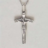 Ciondolo in argento da uomo croce crocifisso Cristo