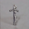 Ciondolo in argento da uomo croce crocifisso Cristo