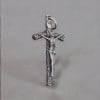 Pendentif argent homme croix crucifix Christ