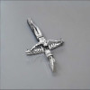 Ciondolo in argento da uomo croce crocifisso Cristo