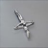 Colgante de plata para hombre cruz crucifijo Cristo