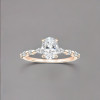 Anillo mujer plata ovalada circonitas 3 colores