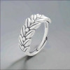 Bague argent ouvert celtique épi de blé