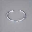 Bracelet magma argent massif jonc ouvert