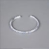 Bracelet magma argent massif jonc ouvert
