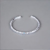 Bracelet magma argent massif jonc ouvert