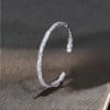 Bracelet magma argent massif jonc ouvert