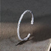 Bracelet magma argent massif jonc ouvert