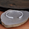 Bracelet magma argent massif jonc ouvert