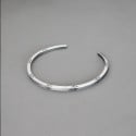 Bracelet Bali argent massif jonc ouvert