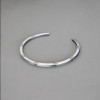 Bracelet Bali argent massif jonc ouvert