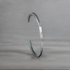 Bracelet Bali argent massif jonc ouvert