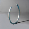 Bracelet Bali argent massif jonc ouvert
