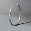 Bracelet Bali argent massif jonc ouvert