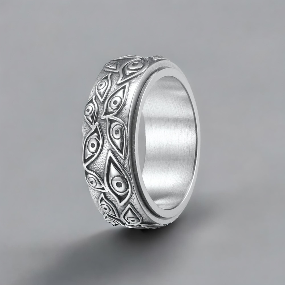 Herenring antistressring roterend oog van God