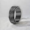 N Bague acier chaine tournant anti stress personnalisable