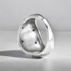 Chevalière argent ouverte grecque