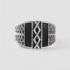 Bague argent ouverte chevalière celtique onyx noir