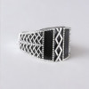 Bague argent ouverte chevalière celtique onyx noir