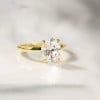 Bague femme argent zircon ovale