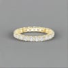 Bague anneau argent ligne zircons