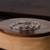Bracelet argent rose chaine marine