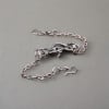 Bracelet argent rose chaine marine