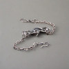 Bracelet argent rose chaine marine
