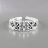 Bague argent ouvert fleur de lys