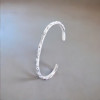 Bracelet argent massif jonc celtique