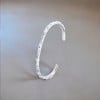 Bracelet argent massif jonc celtique