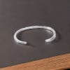 Bracelet argent massif jonc celtique