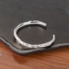 Bracelet argent massif jonc celtique