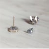 Boucles d'oreilles argent clous hibou