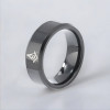 Bague tungstène Franc-maçonnerie personnalisable