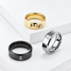 Bague tungstène Franc-maçonnerie personnalisable